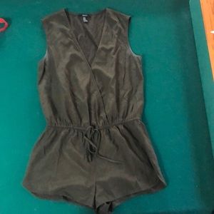 Forever 21 Olive Green Romper